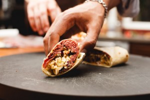 Hot Pastrami Wrap