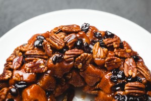cinnamon pecan carmelly pull apart thing