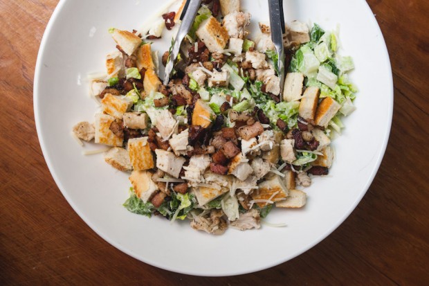 chopped chicken bacon salad - the sam livecast