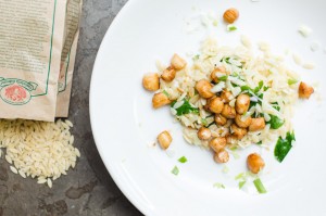 orzo and watercrest with scallops - the sam livecast