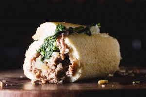 broccoli rabe cheesesteak - the sam livecast