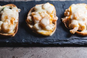 cheesy shrimp toast - the sam livecast