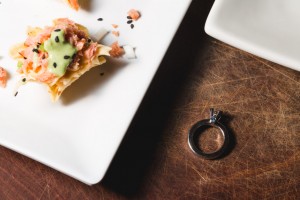 salmon "sam bites" and engagement ring - the sam livecast