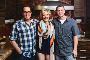 sam and the newly engaged couple - the sam livecast