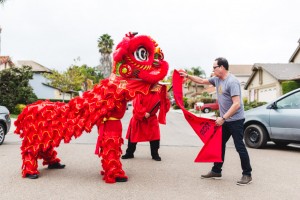 lion dancers on the livecast - the sam livecast
