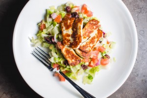 grilled cheese salad - the sam livecast