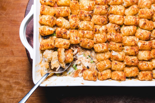 chicken mushroom & bacon hot dish - the sam livecast