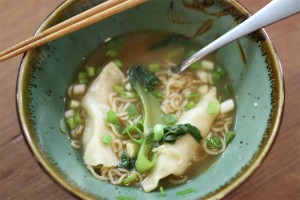 Won Ton & Ramen Chicken Soup - the sam livecast