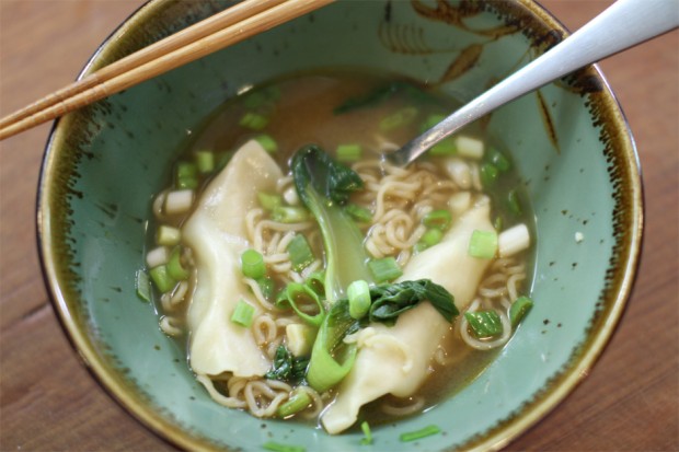 Won Ton & Ramen Chicken Soup - the sam livecast