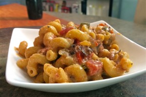 bacon tomato ricotta pasta - the sam livecast