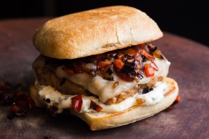 Italian Sausage Burger - the sam livecast