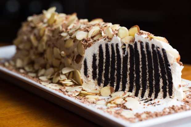 Old School Chocolate Wafer Log - the sam livecast