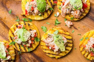 Crab & Grilled Polenta - the sam livecast