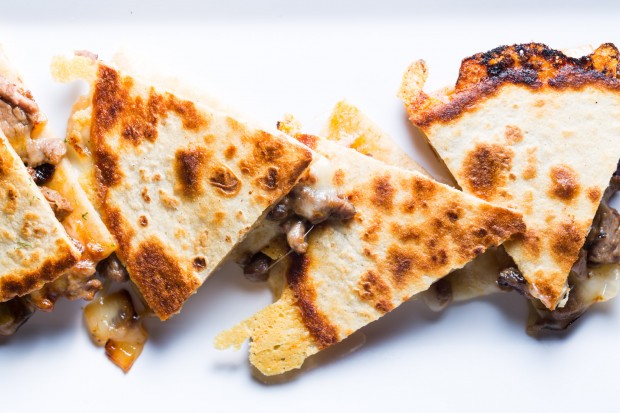 leftover steak quesadilla - the sam livecast