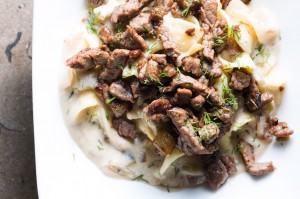 beef stroganoff - the sam livecast