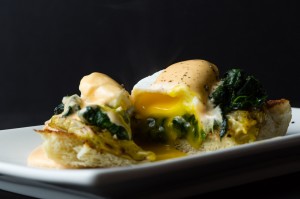 Vegetable Benedict with Sriracha Hollandaise 2 - the sam livecast