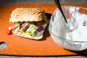 greek salad sandwich 2 - the sam livecast