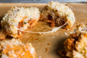 potato chorizo balls - the sam livecast