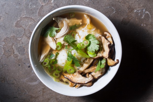 Chicken Soup with Shiitake Mushrooms - the sam livecast