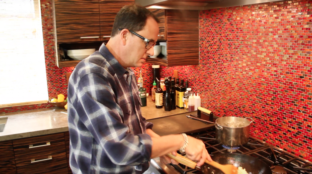 spaghetti with bacon & peppers 1 - the sam livecast