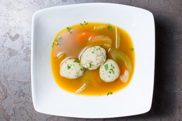instant chicken soup with matzo balls - the sam livecast
