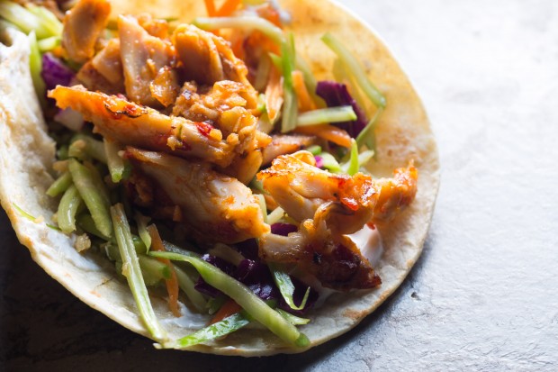 asian chicken tacos - the sam livecast
