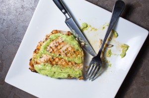 chicken with green onion pesto - the sam livecast