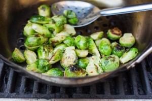 grilled brussel sprouts - the sam livecast