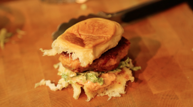 shrimp burgers - the sam livecast