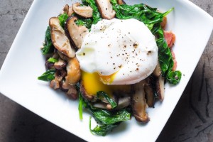 Shiitake Kale Egg Thing - the sam livecast