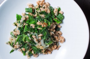 Cannellini Beans & Mustard Greens - the sam livecast