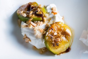 Honey Sautéed Figs with Labne - the sam livecast
