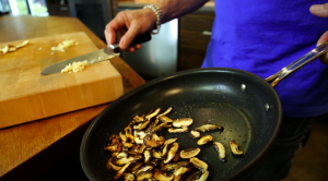 Sautéed Shiitakes with Scallops 3 - the sam livecast