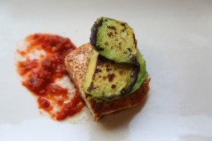 grilled avo with salmon 2 - the sam livecast