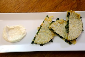 Kale Quesadilla - the sam livecast