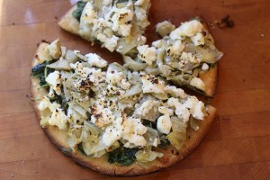 artichoke & feta pizza - the sam livecast