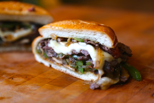 Leftover Philly Cheese Steak Slider -the sam livecast