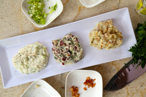 '3 way mash' mashed potatoes 3 ways - the sam livecast