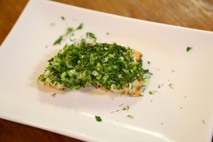 Herb Slow-Roasted Salmon - the sam livecast