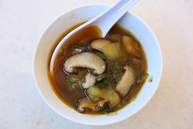 Mushroom Bok Choy Soup - the sam livecast