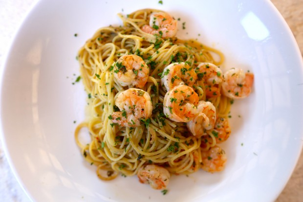Old School (but effing amazing) Shrimp Scampi - the sam livecast