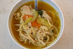 15 minute chicken noodle soup - the sam livecast