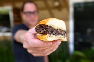 black bean burger - the sam livecast