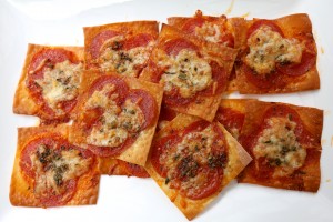 Won Ton Pepperoni Pizzas - the sam livecast