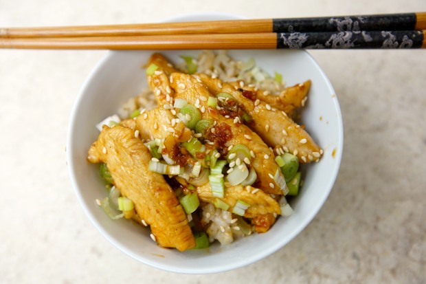 honey garlic chicken - the sam livecast