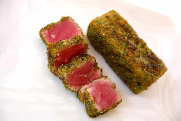 Tuna with Wasabi & Almonds - the sam livecast