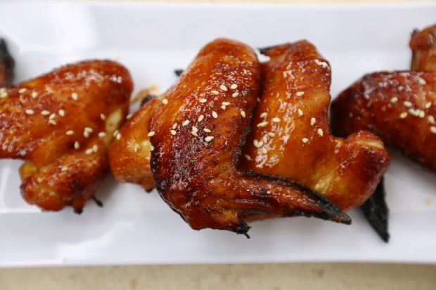 Hoisin Sriracha Wings - the sam livecast