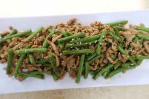 Chinese Green Beans & Pork - the sam livecast